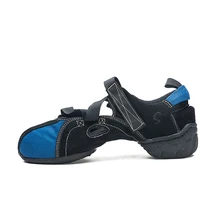 Санша сандалии Танцевальные Кроссовки уникальный дизайн необычные танцевальные кроссовки для лета мужские парусиновые черные синие фиолетовые красные SB16LC