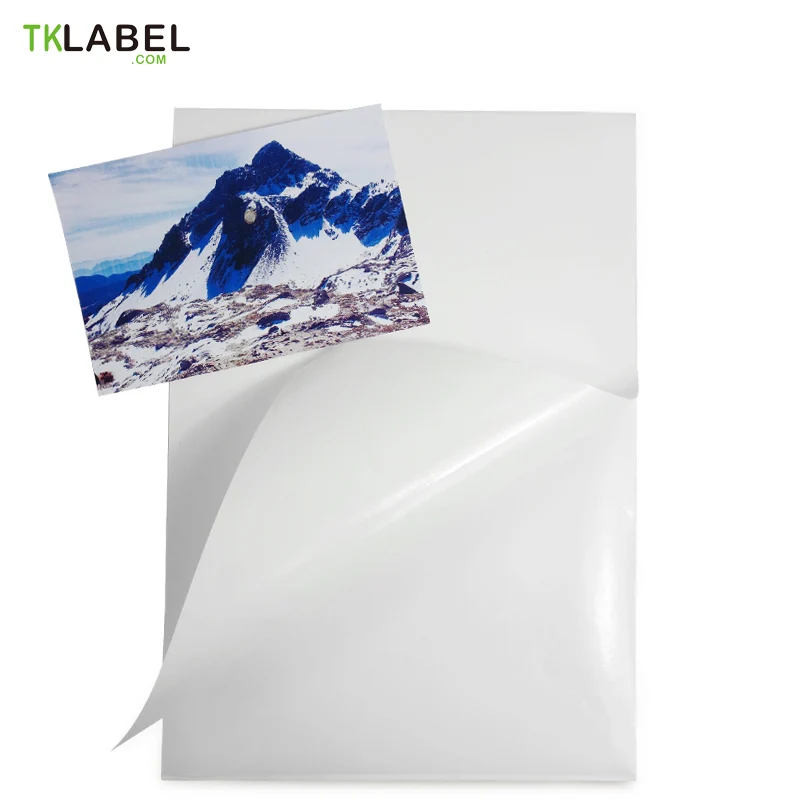 

GLOSSY PET label A4 sticker 50 sheets waterproof tear resistance for Mono/Color Laerjet printer