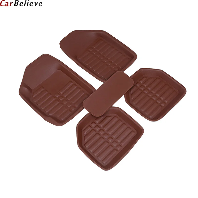 

Car Believe Auto car floor Foot mat For volvo v40 v60 xc70 v90 xc90 c30 xc60 waterproof car accessories