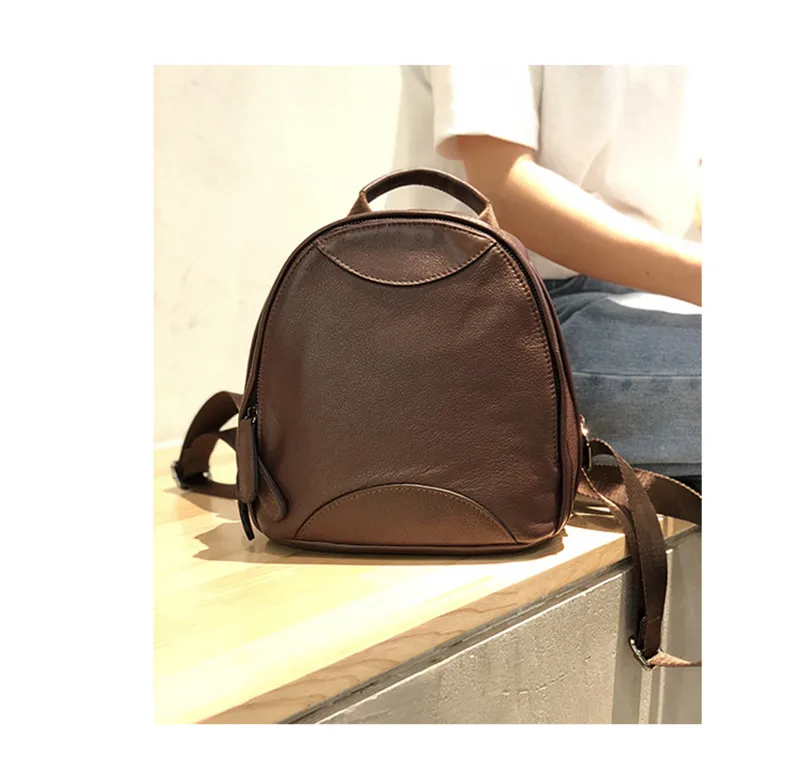 mochila de couro das senhoras de couro