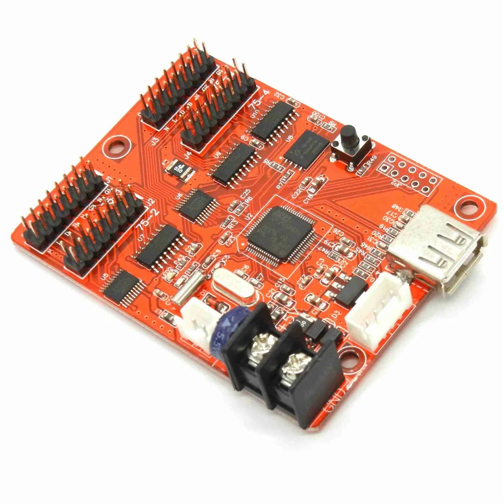 HW T4 U USB асинхронная полноцветная светодиодная карта управления 512*16128*64 пикселей