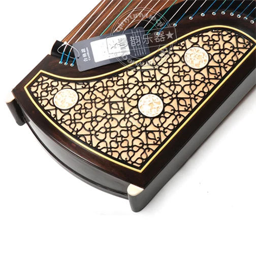 Китайский палисандр guzheng Dunhuang Китай Профессиональная игра 21 струнный инструмент музыкальный традиционный этнический Zither Zheng 694KK