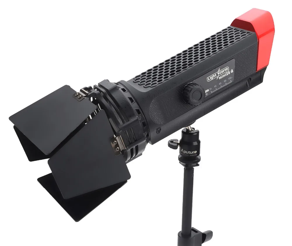 Aputure LS mini 20d fresnel студийный светильник TLCI 97+ цветовая температура 7500 K-300 K портативный светильник с регулировкой угла веса