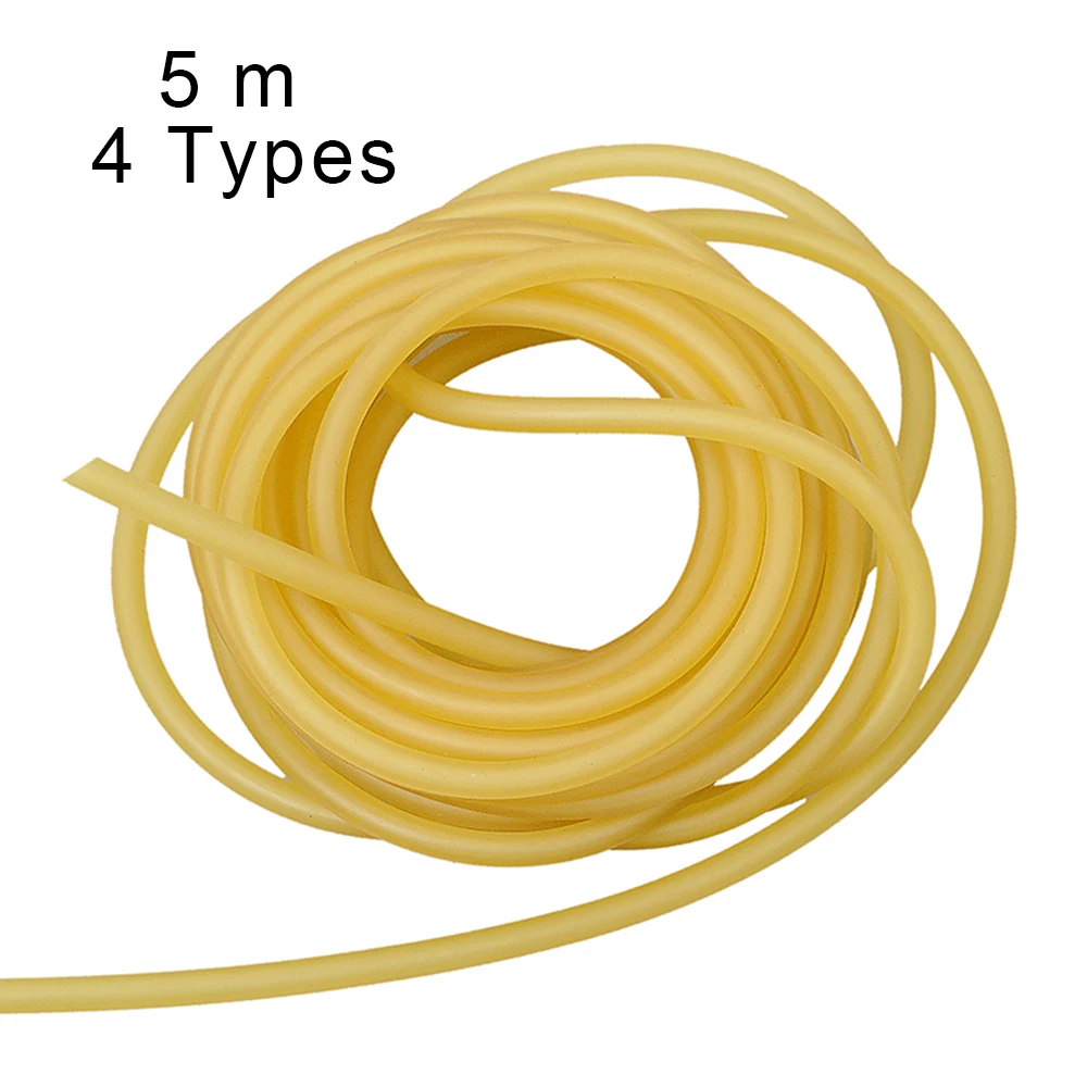 5 м резиновая трубка натуральный Латекс рогатки трубки для стрельбы охоты Открытый спортивный ремешок катапульта Фитнес тактический лук аксессуары