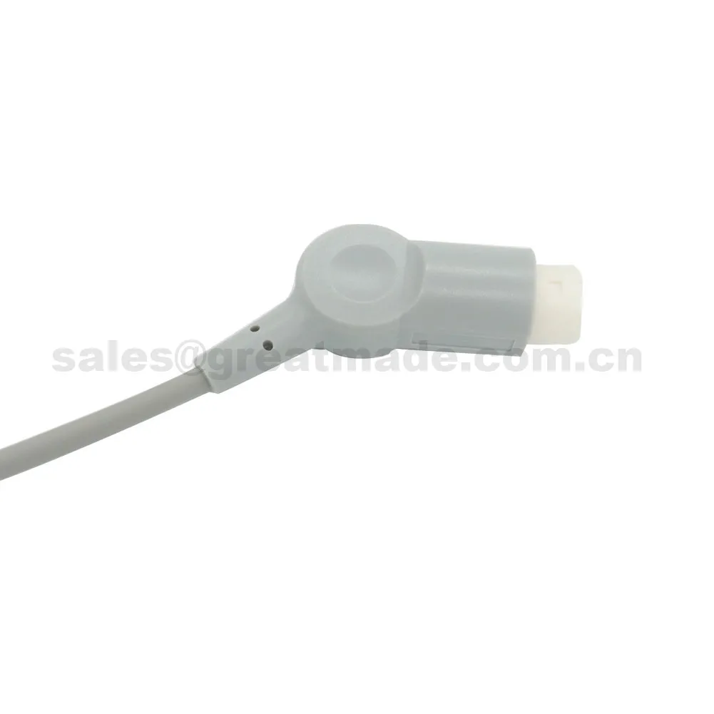 Совместимый с Philips Medical AHA 5 проводной 12 контактный ЭКГ кабель со свинцовыми