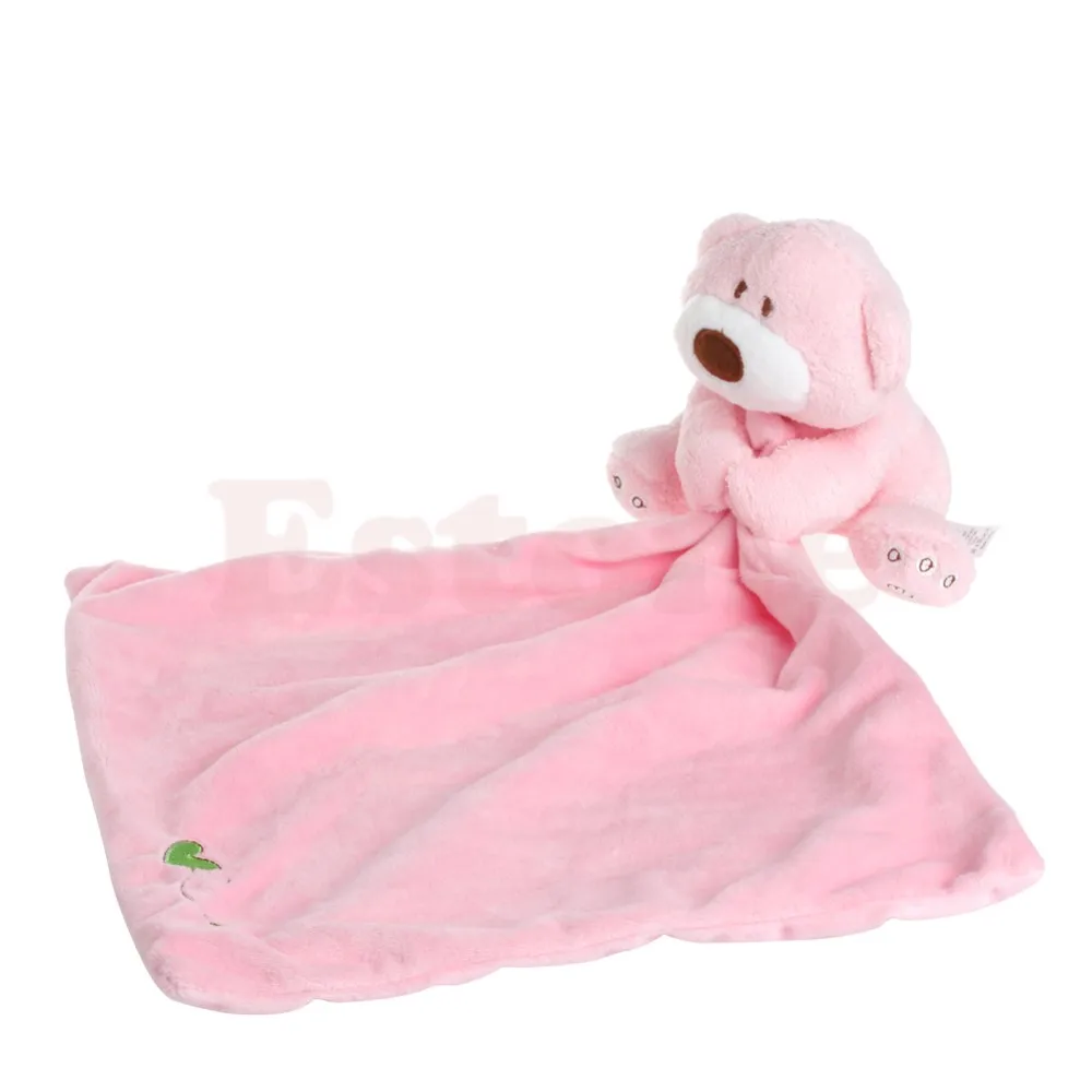 Медведь для маленьких детей, полотенце, одеяло, плюшевое, Стираемое одеяло, мягкая гладкая игрушка