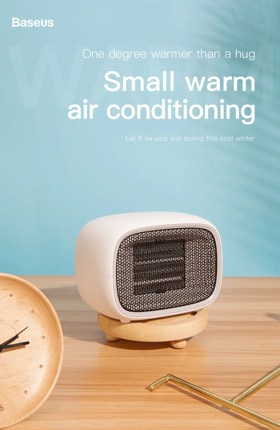 Máy sưởi điện cầm tay Baseus