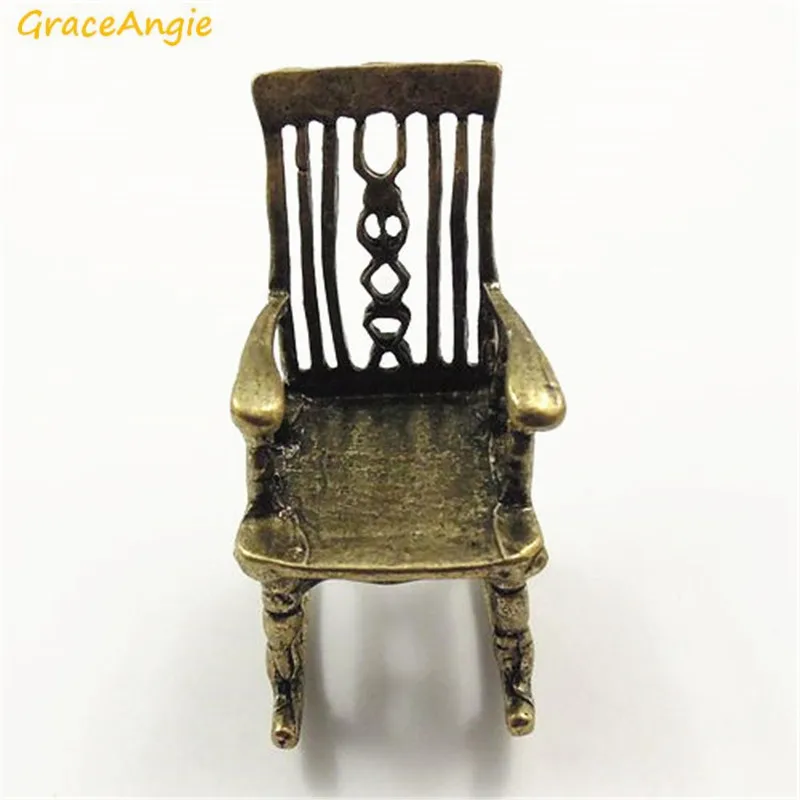 

GraceAngie 5pcs 3D Rocking Old Fashion Chair Pendant Bronze Tone Alloy Charm DIY Vintage Keychain Necklace Jewelry Accessories