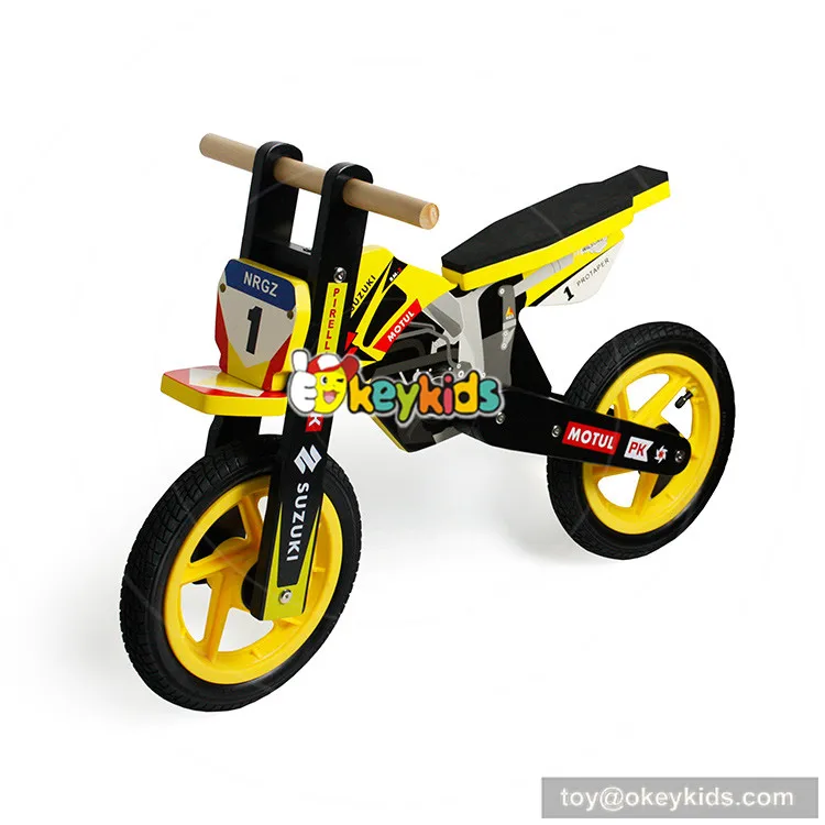 wooden childrens bike no pedals