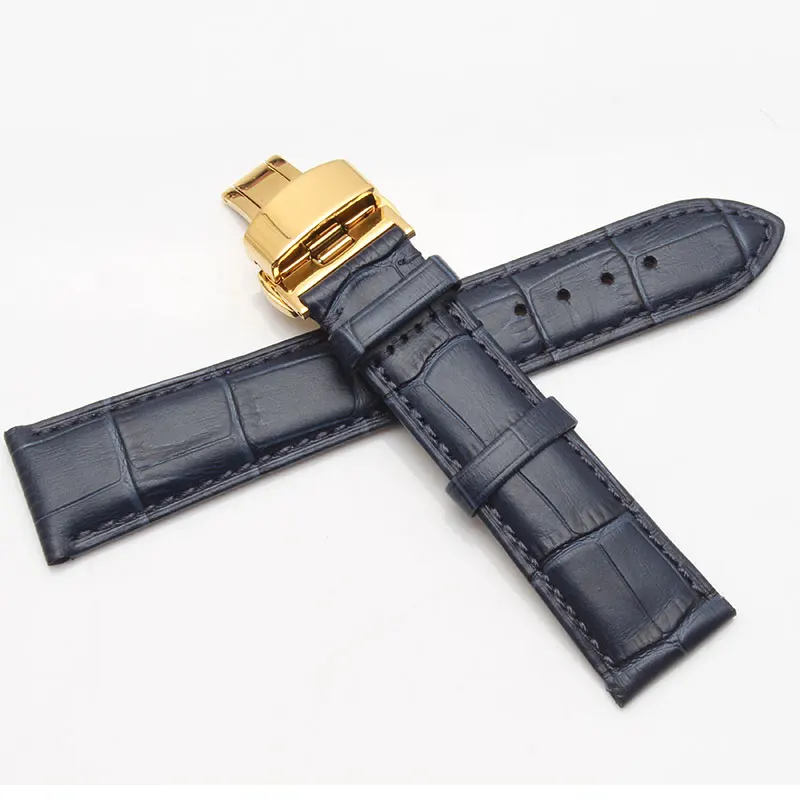 

En cuir Montres de Courroie De Bande 16mm 18mm 19mm 20mm 22mm23mm24mm for citizen Noir Bleu Femme Homme Bracelets Montr