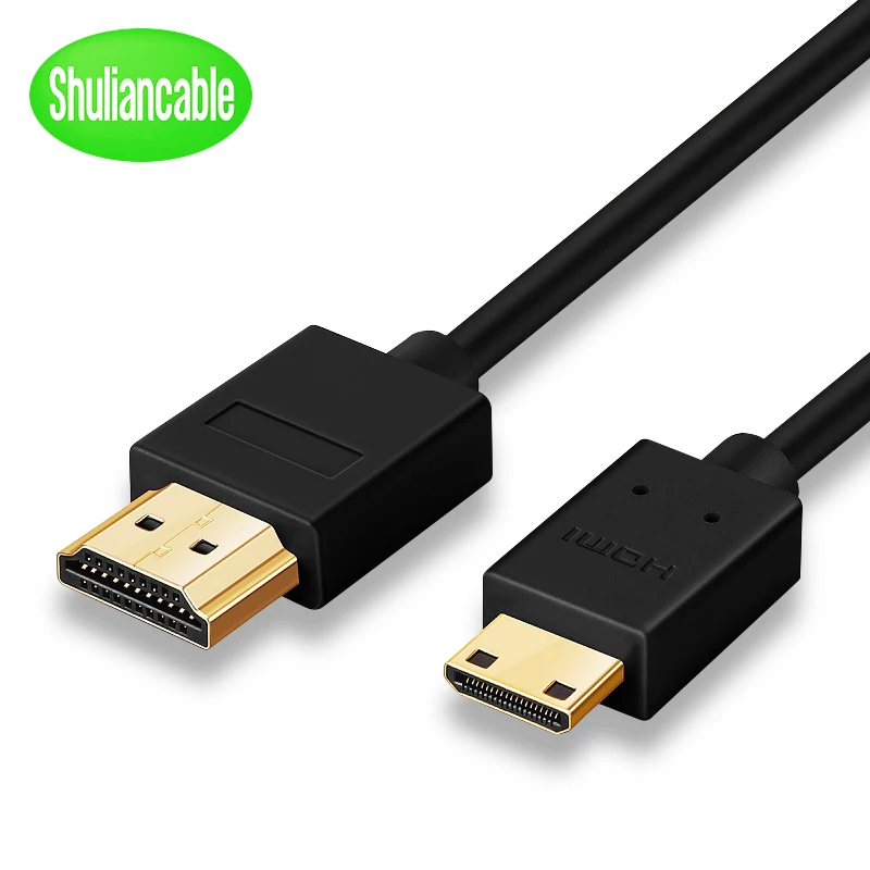 Высокоскоростной мини HDMI к кабель 1 м 5 2 3 Папа мужчине 4 3D 1080P для планшета