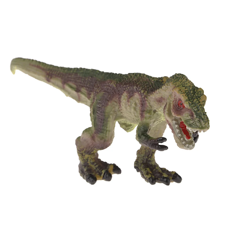 Одноцветное Пластик моделирование дикой природы плотоядных динозавров Модель Рисунок Детские игрушки Новый