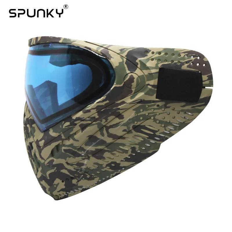 

GREAT Camo Camouflage Full Face Anti Fog Paintball Mask with DYE I4 Thermal Lens