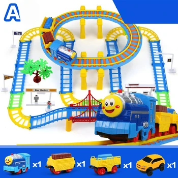 

Children Toy Car Magical Track Set Multi-layer Puzzle Assembling Speed Electric Variety Track Train Girl Boy Birthday Gift