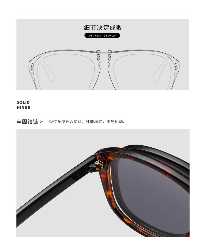 Longkeader, двойные линзы, солнцезащитные очки для женщин, Ретро стиль, PC оправа, солнцезащитные очки для мужчин, UV400, защитные очки для путешествия, очки 1501