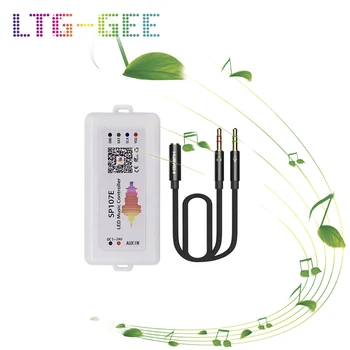 

LTG-GEE SP107E SPI Bluetooth Pixel IC Music Controller By Smart Phone APP For WS2812B WS2813 SK6812 LED Strip/Matrix Panel