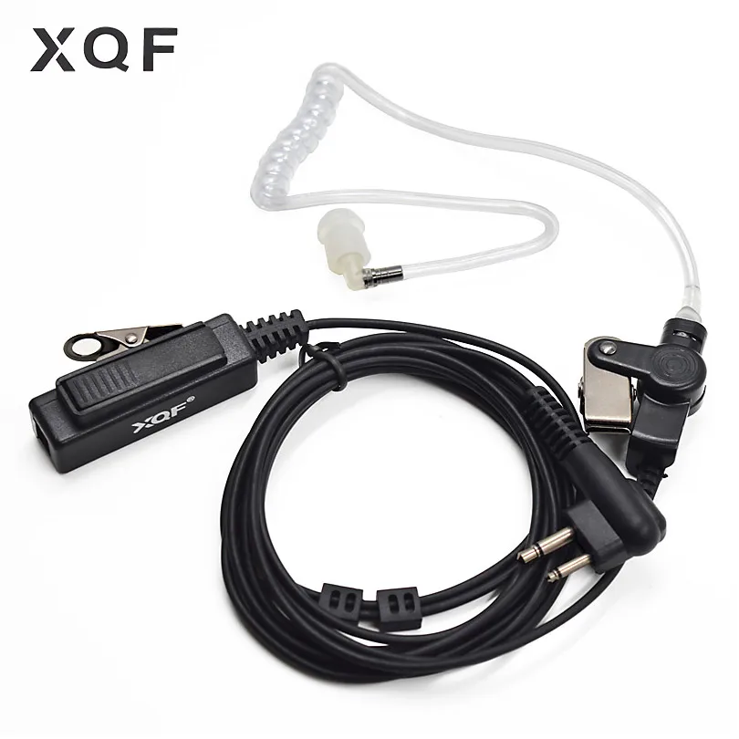 10 шт. наушники с микрофоном длинный PTT 2 Pin для Motorola UHF VHF Ham Radio CLS1413 CLS1450 BC90 Walkie Talkie EP350