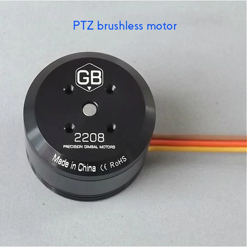 T MOTOR GB2208 Высокоточный PTZ бесщеточный двигатель крутящий момент 0.6kg.Cm/3S для ручной