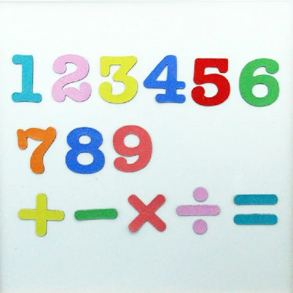 5*3.5cm Color Number Design Fridge Board Stickers Educational