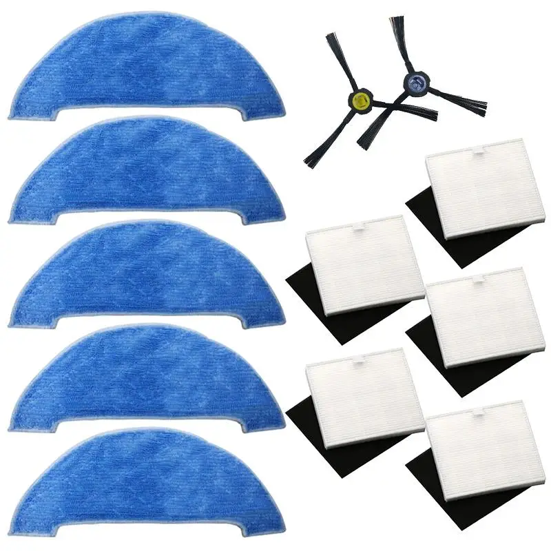 

Side Brush+Filter+Mop Cloth For Ilife V8 V8S X750 A7 X800 X785 Vacuum Cleaner