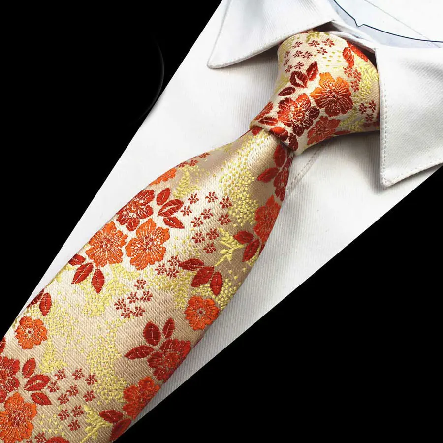 Мужской галстук на шею, свадебные, деловые, рождественские, жаккардовые, шелковые галстуки, 7 см., модные мужские галстуки, галстуки, аксессуары, галстуки - Цвет: GLT17