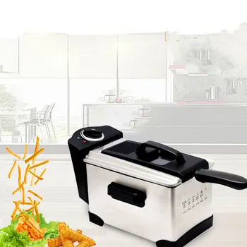

Electric Deep Fryers An electric fryer with a square intelligent thermostatic oil fryer.