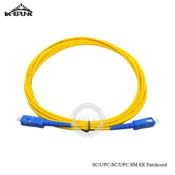 

2m 100pcs cheap price SC-UPC patchcord Simplex 2.0mm PVC SM SX SC Fiber Patch Cable,SC-UPC patchcord