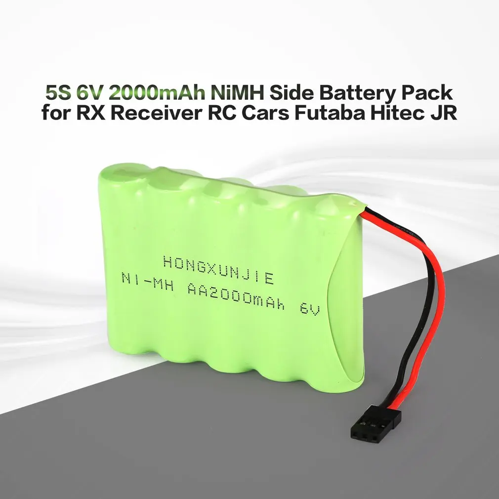 4S 4.8V/6V AA 2000mAh NiMH RC Batteries Rechargeable Square Receiver RX