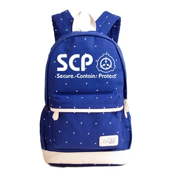 

Secure Contain Protect SCP 3 Colors Backpack Dot Point School Teenagers Student Book Travel Laptop Girl Boys Bags Rucksack
