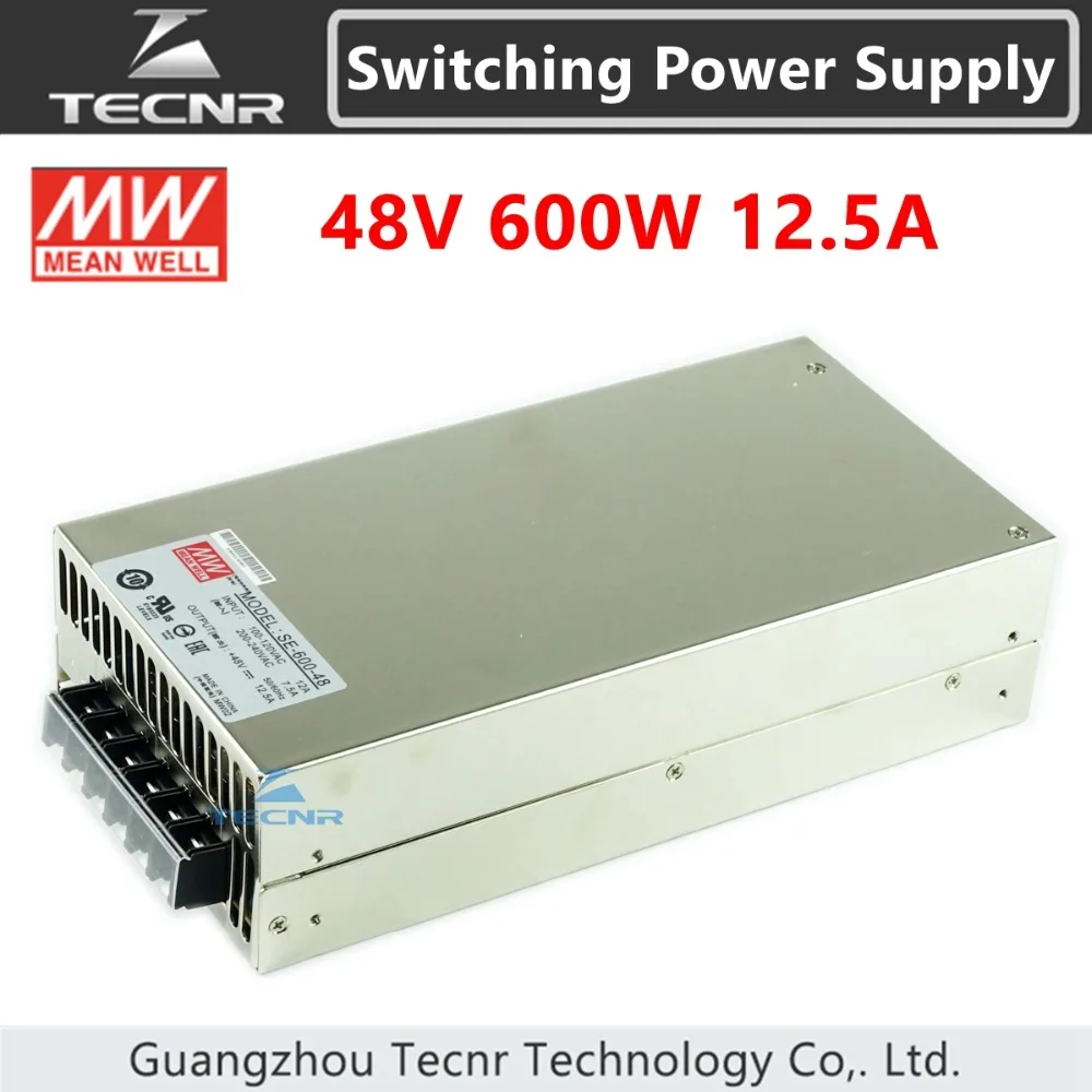 

MEANWELL 48V 600W 12.5A switch power supply transformer for cnc machine SE-600-48