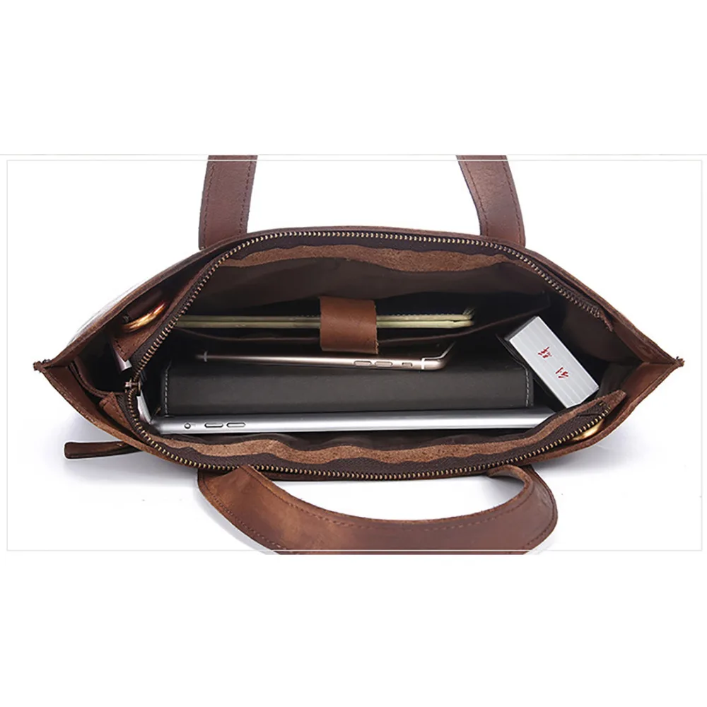 Новейший дизайн, мужской портфель из натуральной кожи, сумка-тоут для ноутбука, винтажная сумка через плечо из воловьей кожи, деловые сумки-мессенджеры