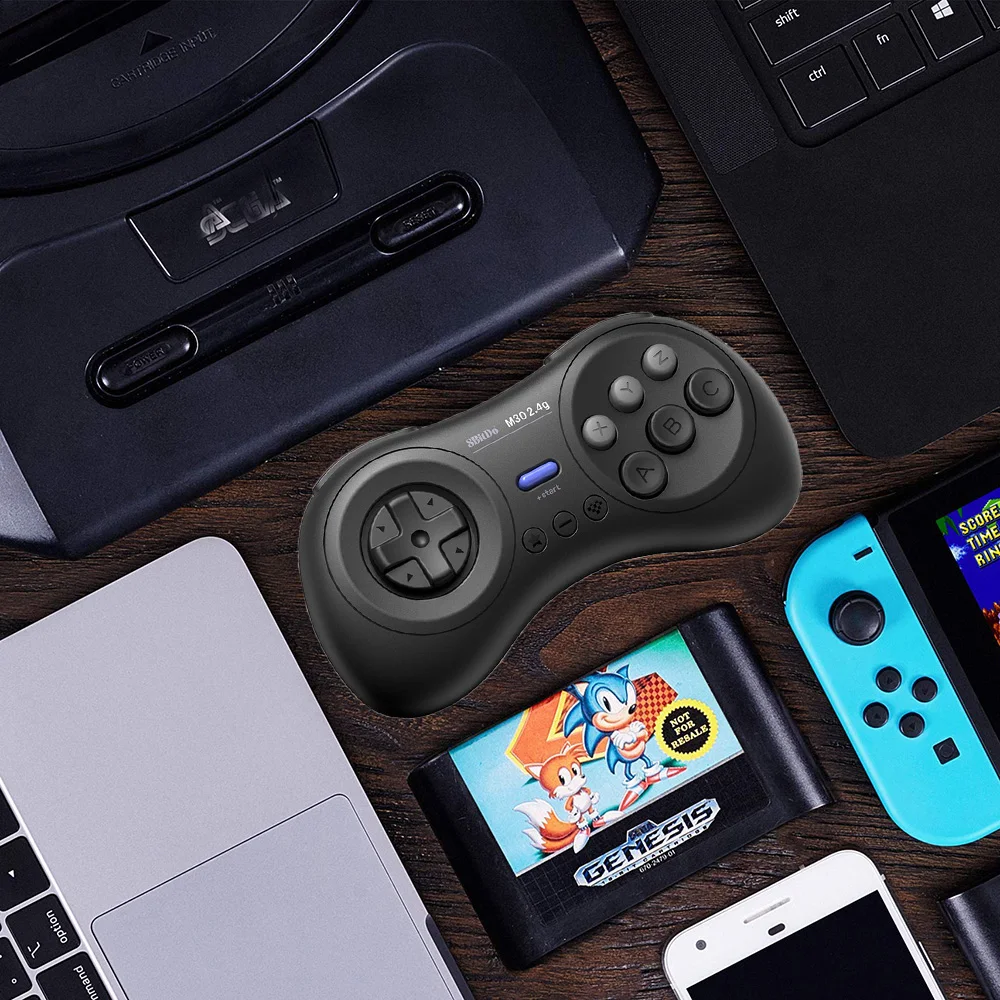 8Bitdo M30 геймпад для sega Genesis MD Mega Drive контроллер для nintendo Switch для Raspberry Pi беспроводной ПК Джойстик Android