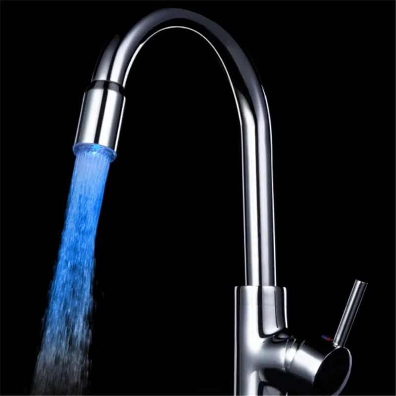 Buy LD8002 A13 Single color Blue water glow faucet