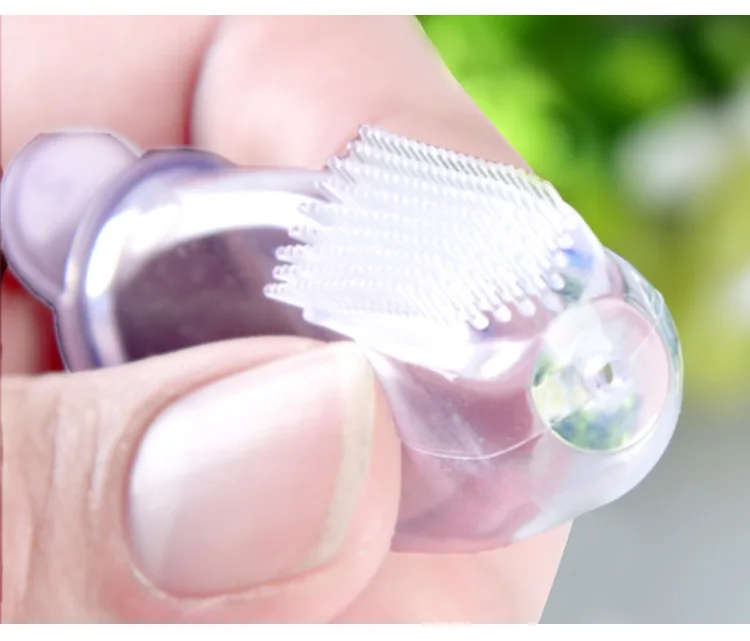 HARKO 1PCS Finger Toothbrush Soft Silicone Safe Baby Kids Finger Toothbrush Gum Brush For Clear Massage