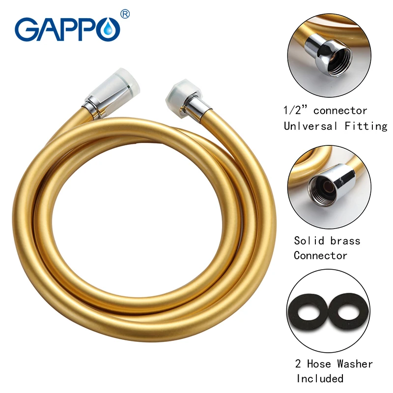 GAPPO السباكة خراطيم 1.5 M و fexible الحمام دش خرطوم مرنة انفجار برهان عالية الجودة PVC الحمام الأنابيب GAPPO السباكة خراطيم 1.5 M و fexible الحمام دش خرطوم مرنة انفجار برهان عالية الجودة PVC الحمام الأنابيب