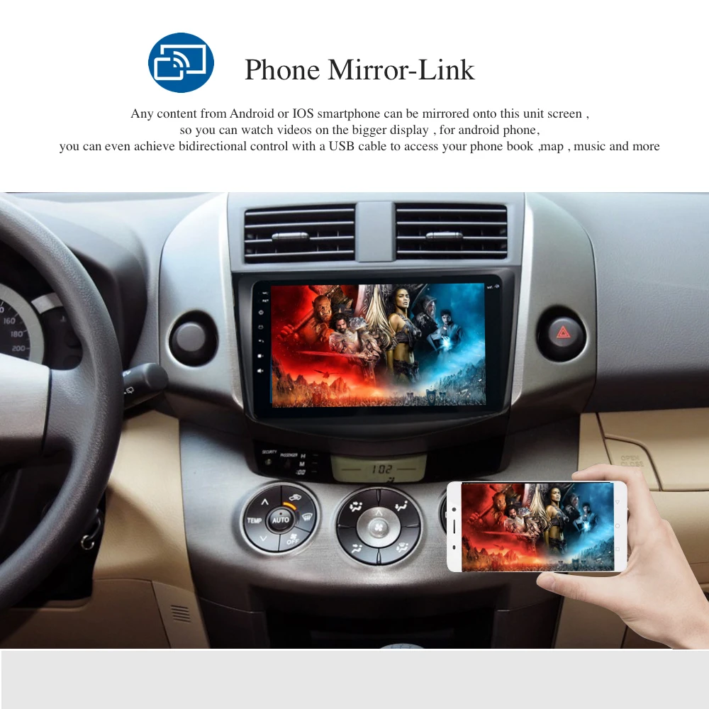 Flash Deal 8" 1 din Car Radio GPS Android for Toyota RAV4 Navi 2009 2010 2011 2012 Auto Stereo USB AUX WIFI BT HDMI Steering wheel control 3