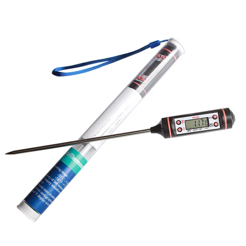

Meat Thermometer Digital BBQ Thermometer Home Electronic Water Cooking Food Milk Kitchen Thermometer Probe Thermometer Tool