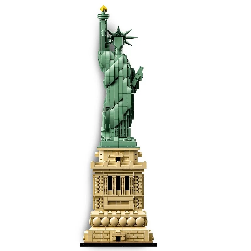 

Lepin Architecture 17011 Model compatible Legoingly 21042 Statue of Liberty Set Building Blocks Bricks kids toys gift 1887pcs