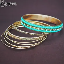 Yumfeel дизайн браслет в индийском стиле Комплект золото Цвет Браслеты для Для женщин индийские украшения браслет женский подарки