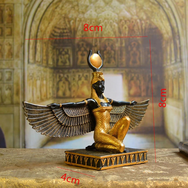 Home Decoration Fashion Egypt Isis Goddess Sculpture Ornament Handmade Resin Craft Room Ornaments Gift Sculpture Home Decoration Fashion Egypt Isis Goddess Sculpture Ornament Handmade Resin Craft Room Ornaments Gift Sculpture
