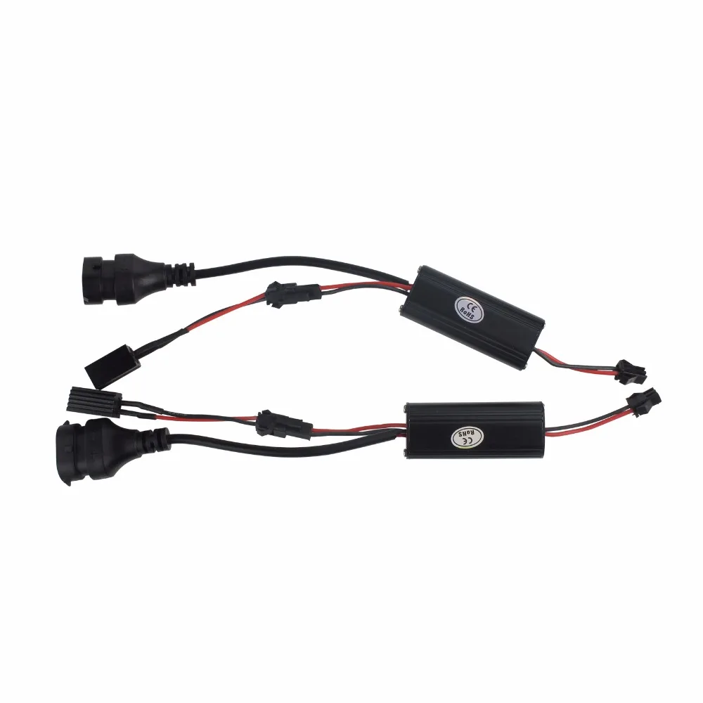 ANGRONG 2x H8 6 Вт LED Angel Eyes Canbus Halo кольцевой свет белый 6000 К Ксенон Для BMW E82 E90 E92 E60 E63 X5 X6