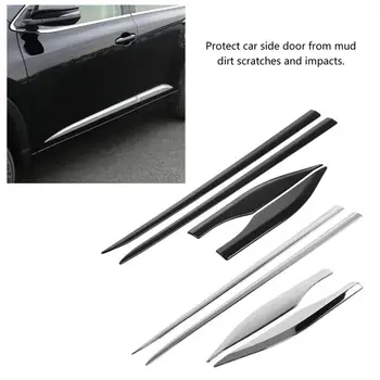 

4pcs Car Exterior Side Door Body Strip Trim for TOYOTA CHR 2016 2017 2018