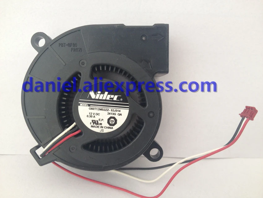 

Original G60T12MS2ZZ-52J314 12V 0.30A 6025 Blower