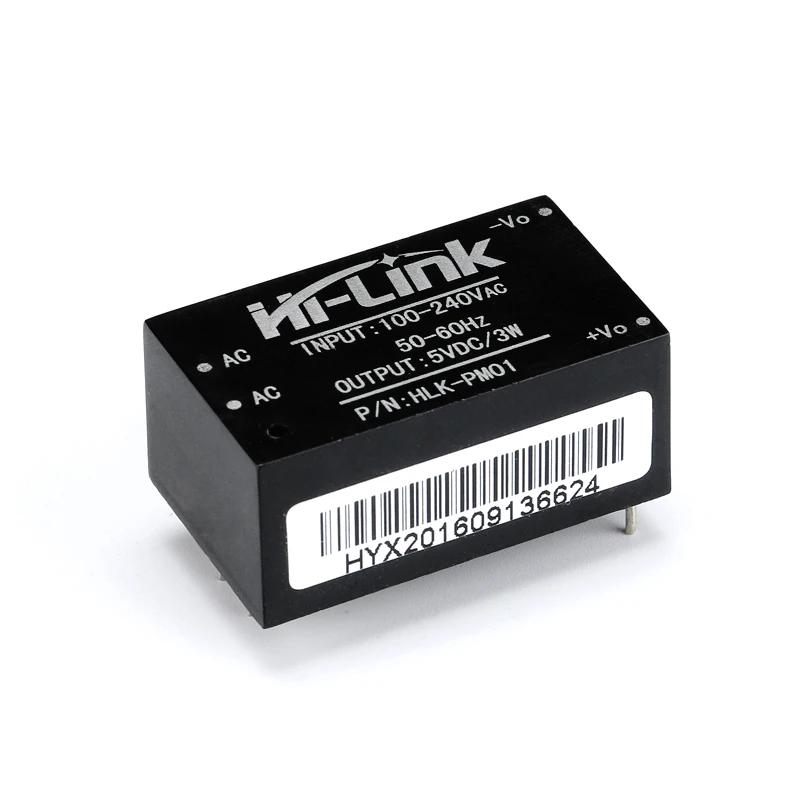 1 шт. HLK-PM01 HLK-PM03 HLK-PM12 AC-DC 220V 5V 3,3 V 12V Мощность Модуль преобразователь переменного тока в постоянный, изолированный Мощность модуль отвечают требованиям стандартов UL/CE бытовой выключатель