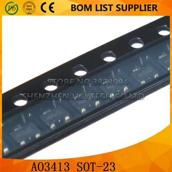 

100PCS AO3413 AD SOT-23 Electronic Components New and original IC Chips