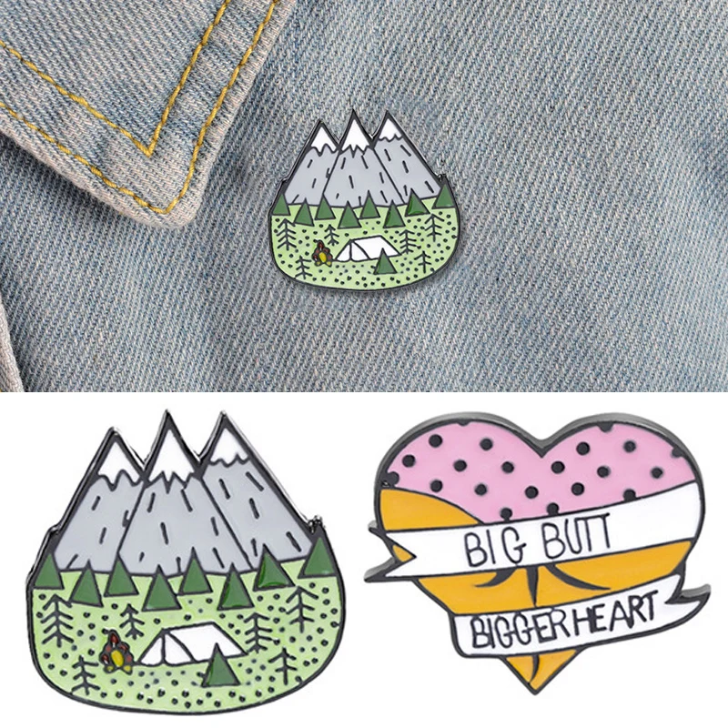 

Scarf Peak Nature Forest Camping Adventure Amateur Sweater Bag Glove Badge Hat Collar 1PC Mountains Wood Jungle Jeans Wear