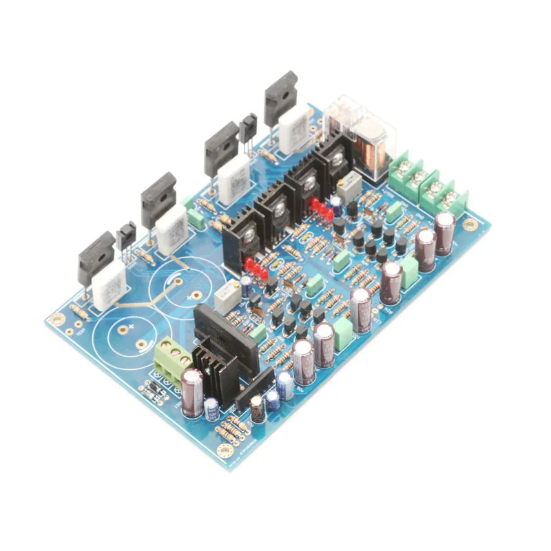 KYYSLB AC Double 16~35V 120W*2 High Power Amplifier Board A3 Full Symmetrical Double Differential Field Effect Tube IRFP240 9240