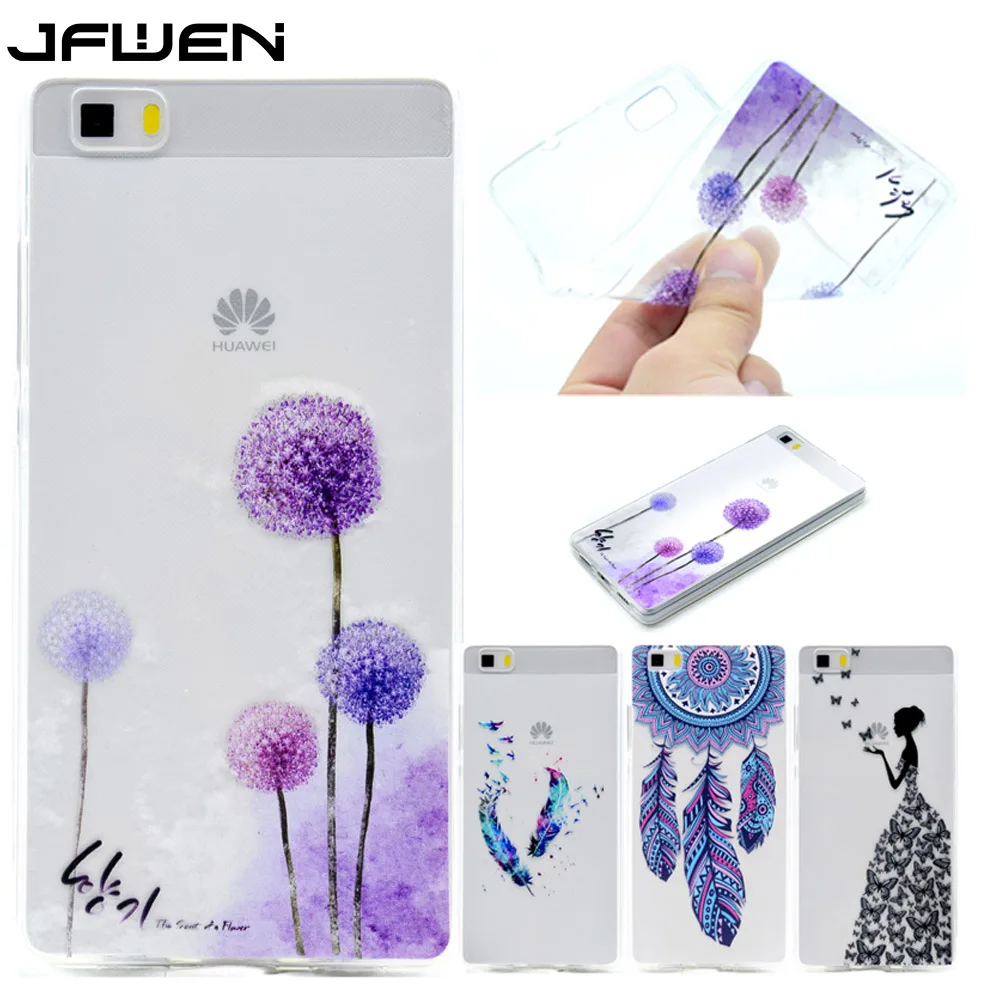 

For Fundas Huawei P8 Lite Case Silicon 2016 Luxury Ultra-thin Soft TPU Clear Back Cover Protective For Coque Huawei P8 Lite Case
