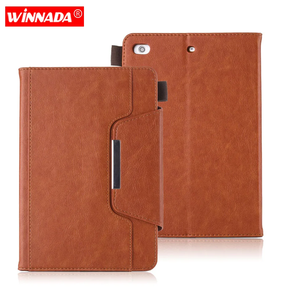 

For ipad mini case luxury Business Pocketbook PU Leather Full Protective Shell Awake sleep Smart Cover for ipad min 1 2 3 4 5