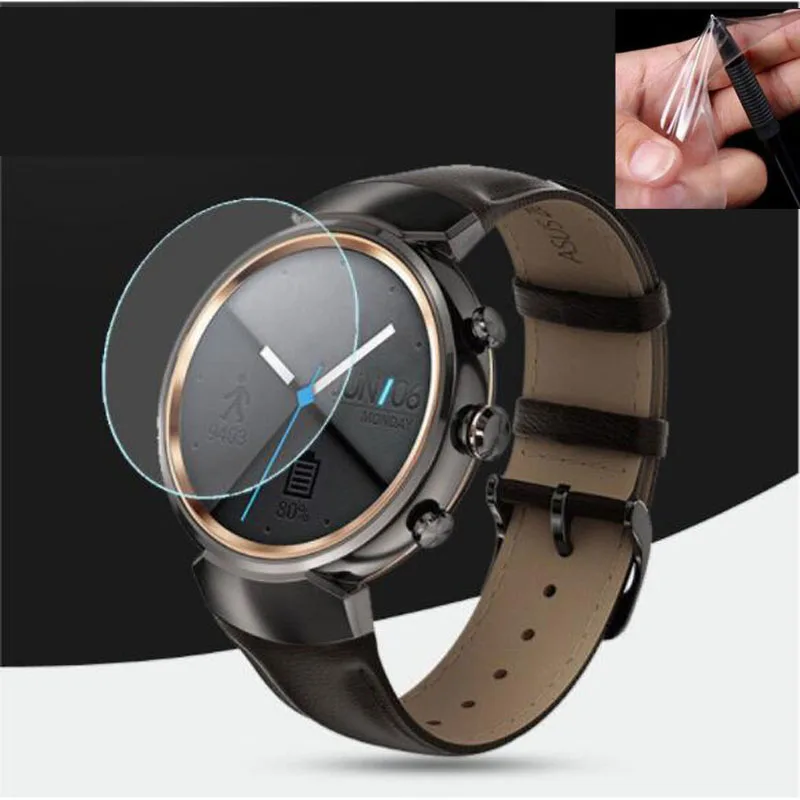 

2pcs Anti-shock Soft TPU Ultra HD Clear Protective Film Guard For Asus ZenWatch 3/ZenWatch3 Smart Watch Screen Protector Cover